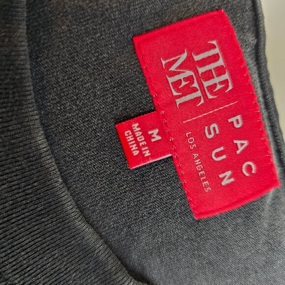 The Met Pacsun T Shirt Mens Medium Black Graphic Metropolitan Museum Of Art 1440 - Picture 8 of 9